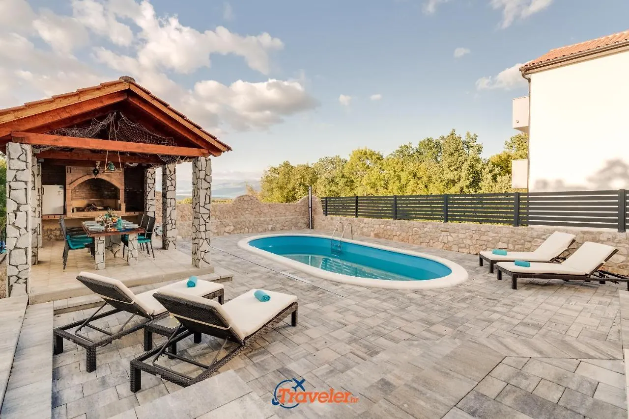 Villa Hlapa-New Modern Villa Near Beach - By Traveler Tourist Agency Krk Gostinjac Croatia
