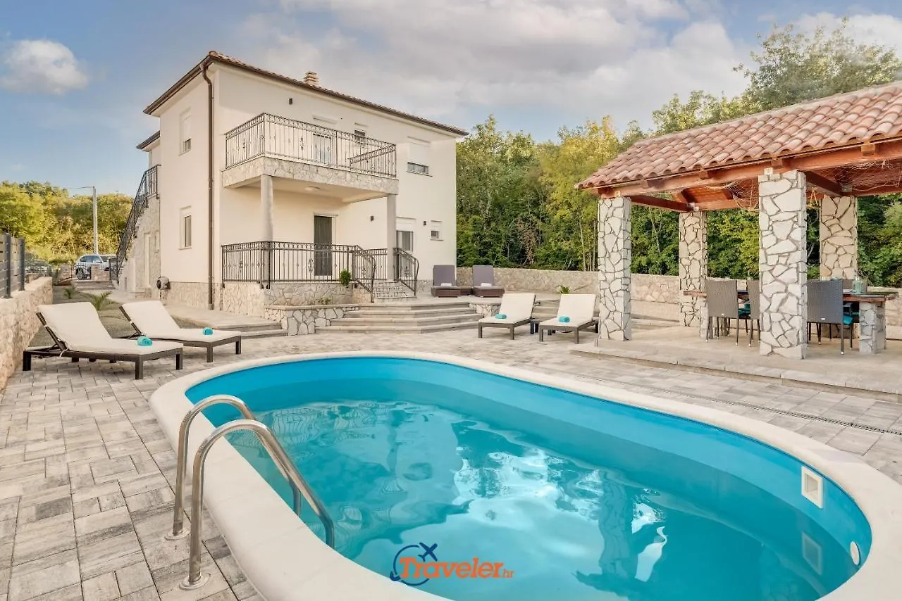 Villa Hlapa-New Modern Villa Near Beach - By Traveler Tourist Agency Krk Gostinjac 0*,  Croatia